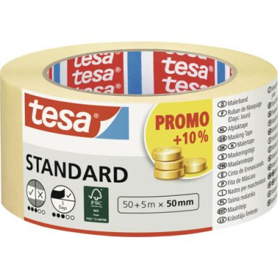 Tesa Standard Promo Maskovací páska 50 + 5 m x 50 mm – Sleviste.cz