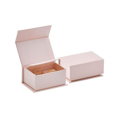 Šperky4U Dárková krabička na snubní prsteny růžová KR0554 – Zboží Dáma