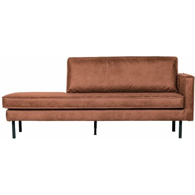 Woood Raden 203 cm pravá koňakově hnědá koženková – Zboží Dáma