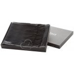 Elegantní černá pánská šála Alexluca – Zboží Dáma