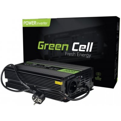Green Cell Sinusový UPS 12V/230V 300W/600W Čistá sinusovka