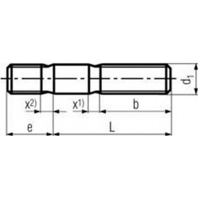 šroub M8x20 ZINEK 8.8 závrtný do litiny DIN 939 – Sleviste.cz