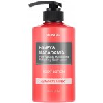 Kundal Honey&Macadamia White Musk vyživující tělové mléko 500 ml – Zboží Dáma