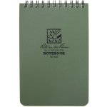 RITE IN THE RAIN Voděodolný zápisník Pocket Notebook A6 Olive – Zboží Živě