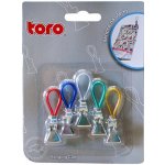 TORO Poutka na utěrky či ručníky - skřipce (5 ks) – Hledejceny.cz