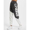 Dámské tepláky Dangerous DNGRS blackweed Basic Sweatpants white black