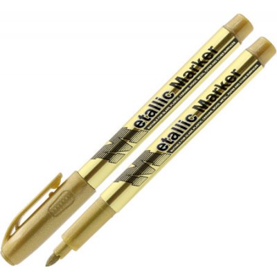M&G Metallic Marker, zlatý – Zboží Živě