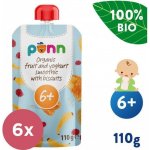 Salvest Põnn BIO Ovocné smoothie s jogurtem a sušenkami 6 x 110 g – Zboží Mobilmania