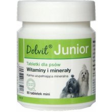 Dolvit Junior Plus - vitamíny a cheláty pro zdravý růst a vývoj mladých psů 90 tbl