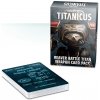 Desková hra GW Adeptus Titanicus Reaver Battle Titan Weapon Card Pack