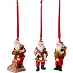 Villeroy & Boch Nostalgic Ornaments vánoční závěsná dekorace Santa 3 ks – Hledejceny.cz