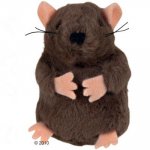 Trixie Stojící pískací plyšový krtek s catnipem 8cm – Zboží Dáma