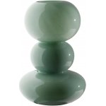 Jotex Zelená skleněná váza TOWER 30 cm – Hledejceny.cz
