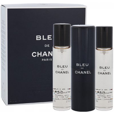 Chanel Bleu de Chanel Twist and Spray toaletní voda pánská 3 x 20 ml