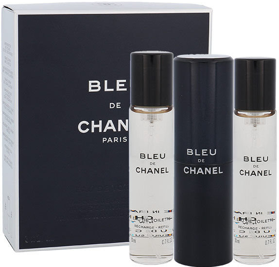 Chanel Bleu de Chanel Twist and Spray toaletní voda pánská 3 x 20 ml