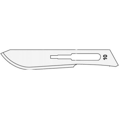 Surgeon Čepelka skalpelová Carbon Steel 100 ks č. 10 – Hledejceny.cz
