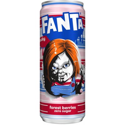 Fanta Chucky Forest Berries Zero Sugar 330 ml – Zboží Mobilmania