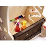 Kinderplay Dřevěné interaktivní chodítko – Zboží Dáma