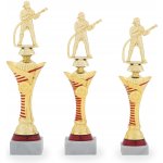 Pohár EDICE HASIČI výška 30 cm zlatý/červený – Zboží Dáma