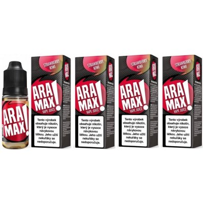 Aramax 4Pack Strawberry Kiwi 4 x 10 ml 6 mg – Hledejceny.cz