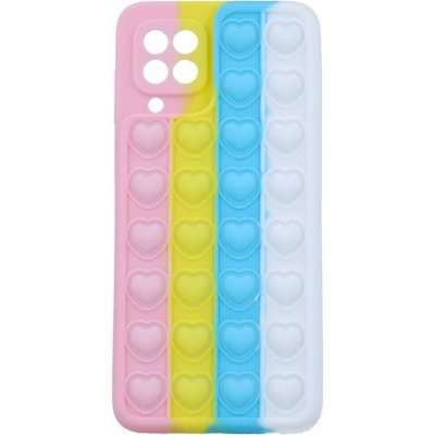 Pouzdro TopQ Heart Pop It Samsung A22 silikon barevné – Zboží Mobilmania
