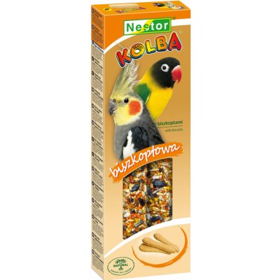 NESTOR Tyčinka s piškoty pro papoušky 115 g – Hledejceny.cz