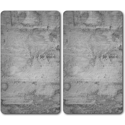 Kesper Multifunkční deska ze skla motiv: beton 2 ks 52x28,5 cm – Sleviste.cz