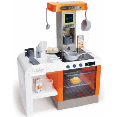 Smoby Kuchyňka Tefal Cheftronic Orange elektronická se zvukem a světlem a 20 doplňků 62 cm