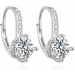 AGATO Půvabné stříbrné náušnice se zirkony AGUC3276 – Hledejceny.cz