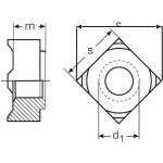 matice M5 BEZ PÚ čtyřhranná přivařovací DIN 928 [1 ks] – Hledejceny.cz