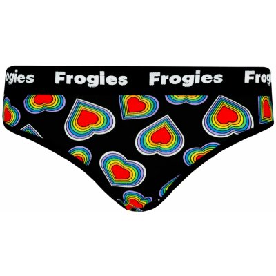 Forgies Dámské kalhotky Frogies Pride černá | krémová – Zboží Dáma