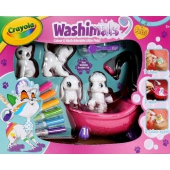 Albi Crayola zvířátka Washimals Box