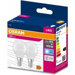Osram 2PAK LED žárovka LED E14 P45 4,9W = 40W 470lm 4000K Neutrální bílá 200° VALUE – Hledejceny.cz