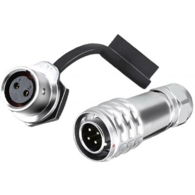 SF12 kovový panelový spojovací konektor, set, IP67 2-pin – Hledejceny.cz