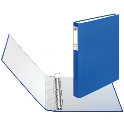 Herlitz pořadač 4 kroužkový A4 2,5 cm modrý – Zboží Živě