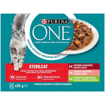 Purina One pro sterilizované kočky Sterilcat 12 x 85 g