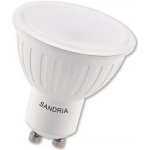 SANDRIA LED žárovka GU10 S2427 SANDY LED GU10 8W SMD 3000K – Zboží Mobilmania