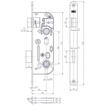 HOBES 01-16 WC 90mm 20mm 60mm – Hledejceny.cz