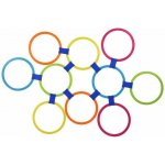 Teddies Skákací kruhy barevné plast průměr 27cm kreativní hra v krabici – Zboží Živě