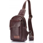 Bullcaptain kožená taška přes rameno Ragnar Hnědý 4L XB097s1 – Zboží Mobilmania