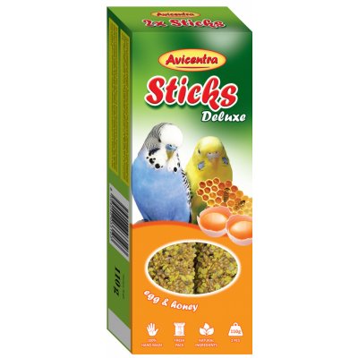 Avicentra Sticks tyčinky vaječné medové pro andulky 110 g – Zboží Mobilmania