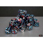 Chessex Sada šestistěnných kostek Brush Dark Side 36 ks – Zboží Živě