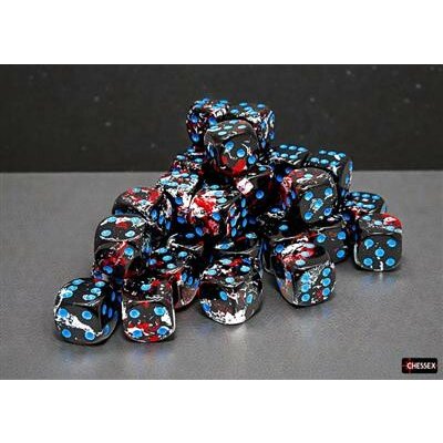 Chessex Sada šestistěnných kostek Brush Dark Side 36 ks – Zboží Živě