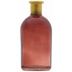 Chaks Chaks Sklenená váza Mini Rosy - Tmavá červená 6,5 x 13 cm – Hledejceny.cz