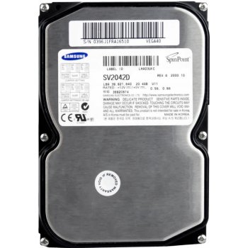 Samsung 20GB PATA IDE/ATA 3,5", SV2042D