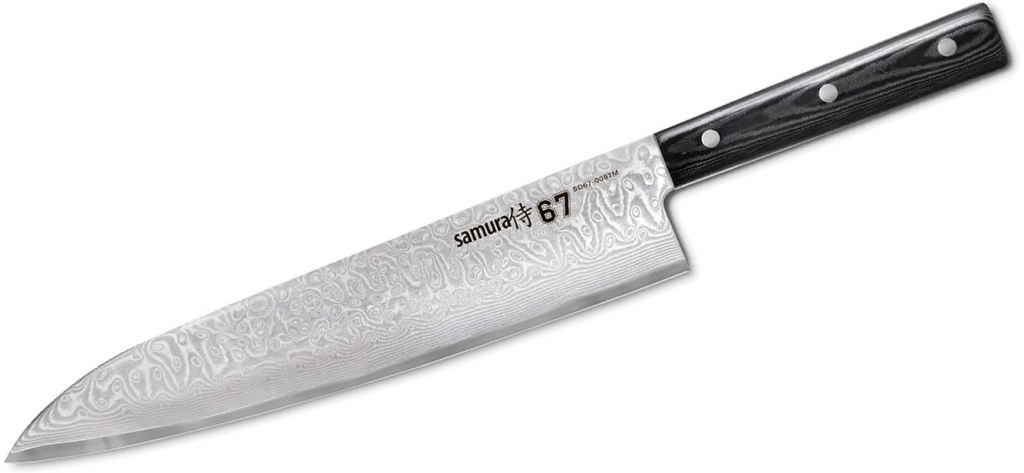 Samura Damascus Kuchyňský nůž 67 Kuchařský 24 cm