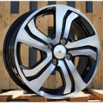 Racing Line L1236 6x15 4x100 ET53 black Polished – Hledejceny.cz