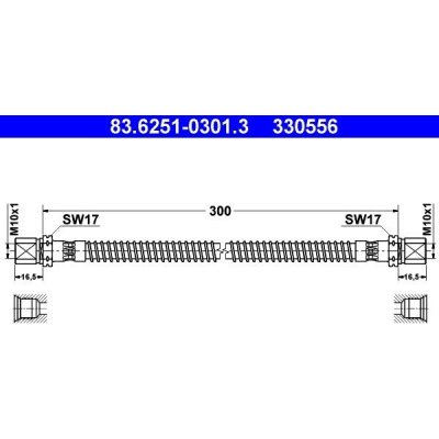 Brzdová hadice ATE 83.6251-0301.3 (83625103013) – Sleviste.cz