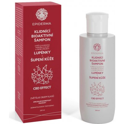 Epiderma Bioaktivní CBD šampon při lupénce 200 ml – Zboží Mobilmania