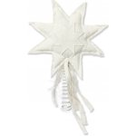 Hvězda na vánoční stromek VELA 22 x 38 cm bílá bavlna ferm LIVING – Hledejceny.cz